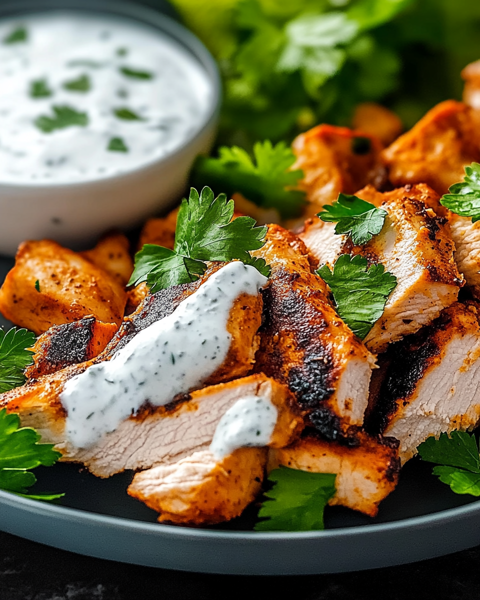 Crave-Worthy Chicken Shawarma: Bold Spices Meet Cool, Tangy Yogurt Sauce